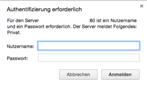 Fehlermeldung bei Bilderupload in WordPress “Bei dem Upload ist ein Fehler aufgetaucht” 2 Verzeichnisschutz