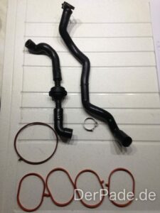 M271 Partial Load Ventilation Hose, Valve, Gaskets of the Intake Manifold and Throttle Body