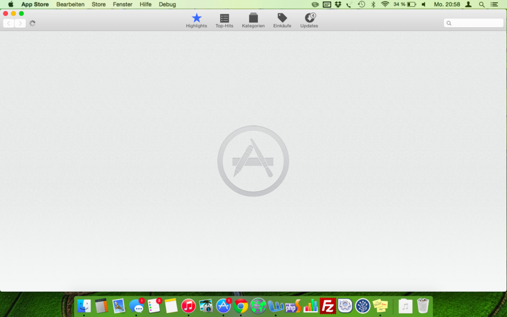 App Store zeigt nichts mehr an
