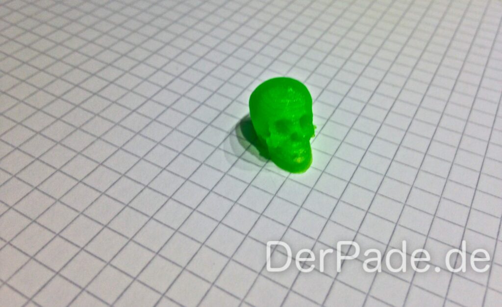 Die ersten Druckergebnisse meines DIY Low Budget 3D Druckers 6 Und hier das 3. Objekt.