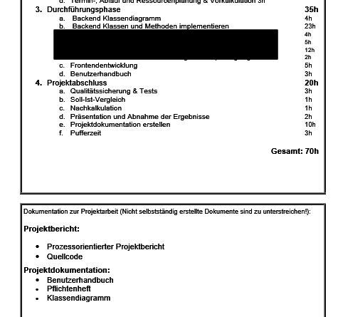 Leitfaden Projektantrag Fachinformatiker für Anwendungsentwicklung/Systemintegration Der Pade image 3