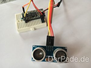 Arduino Cactus Rev 2 Verkabelung eines Ultraschallsensors.