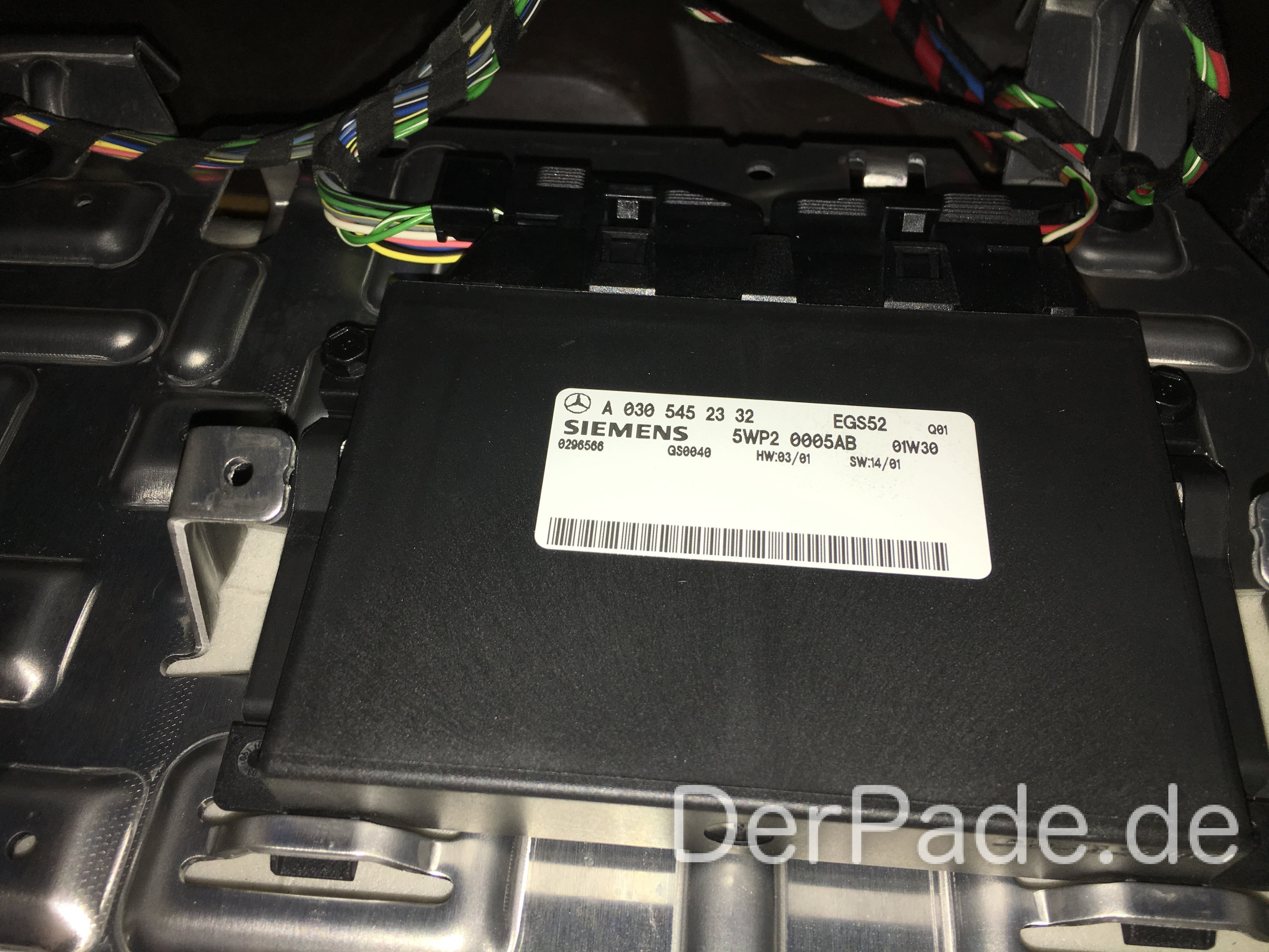 Anleitung W203 Automatikgetriebe Getriebesteuergerat Wechseln