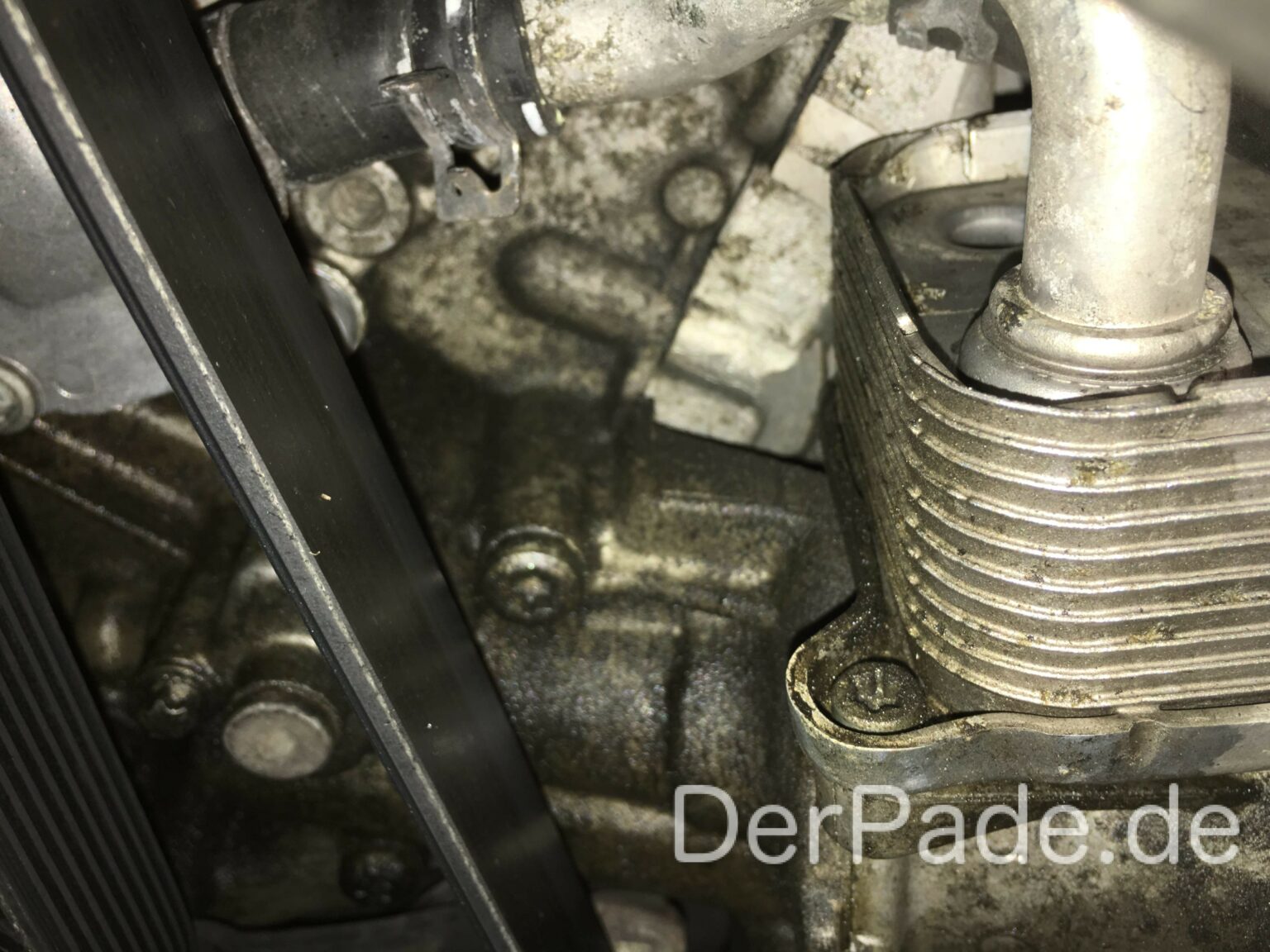 Anleitung: W203 M112 Dichtungen am Ölkühler wechseln - Der Pade