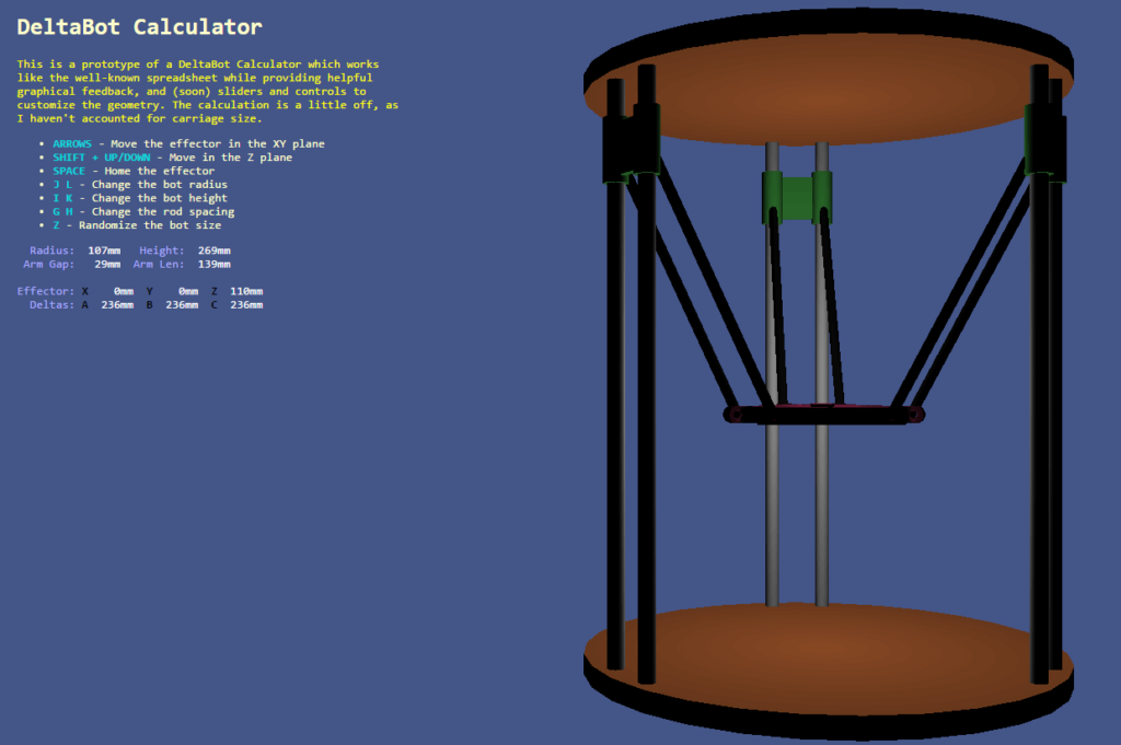 Mini pade - delta 3d drucker Konzept