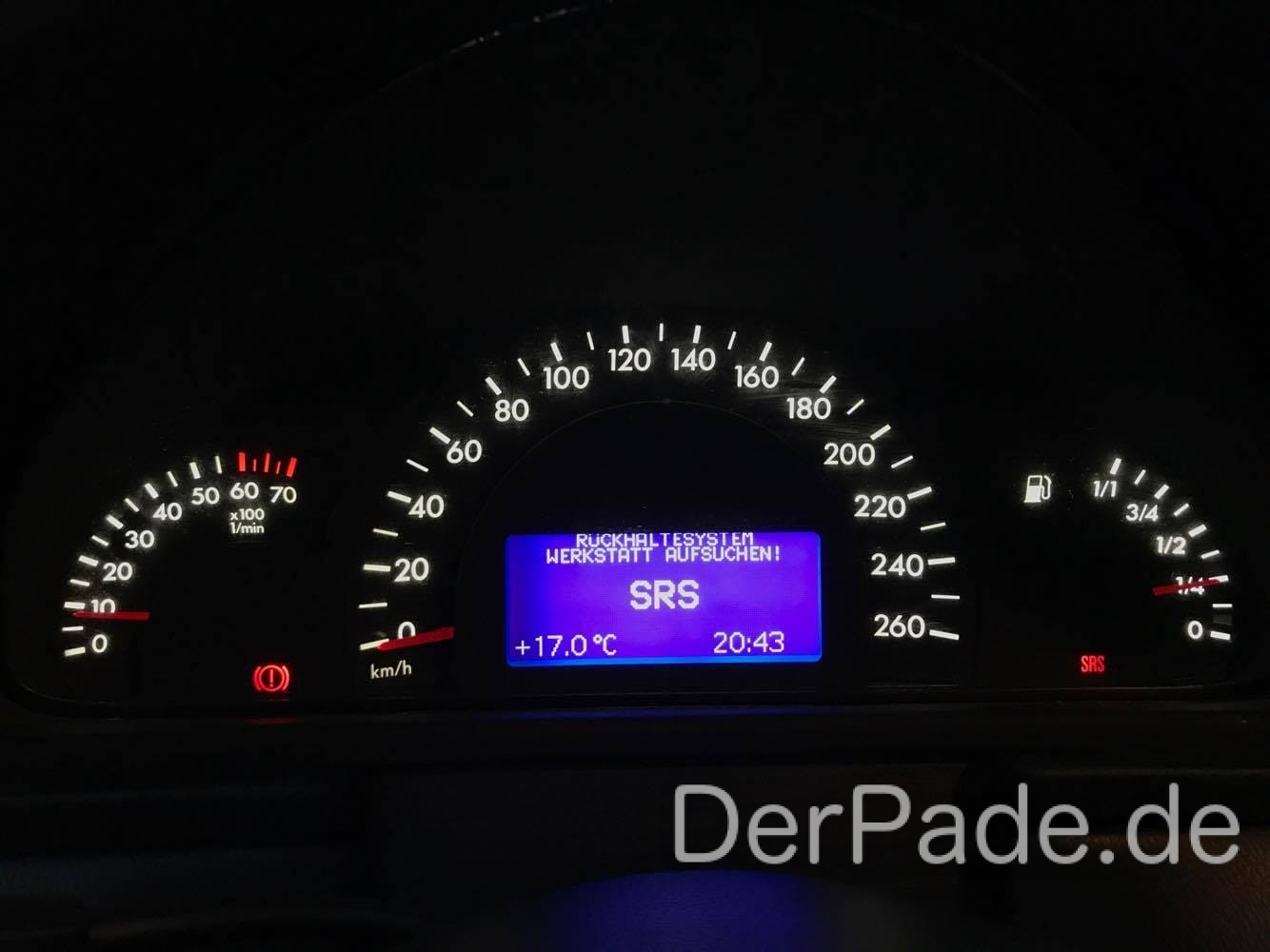 Anleitung W203 Kombiinstrument Tacho Auf Weisse Led Beleuchtung Umbauen Teil 2