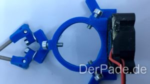 Backpack - Bauanleitung Mechanik - Effector Hotend Schrauben