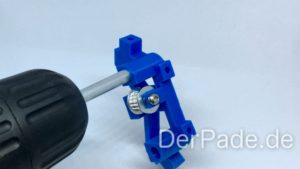 Backpack - Bauanleitung Mechanik - Pulley Idler einschleifen