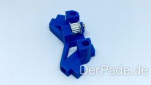 Backpack - Bauanleitung Mechanik - Pulley Idler zusammengebaut