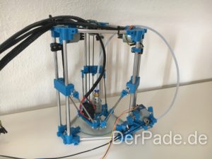 Backpack Mini 3D Delta Drucker Gesamt