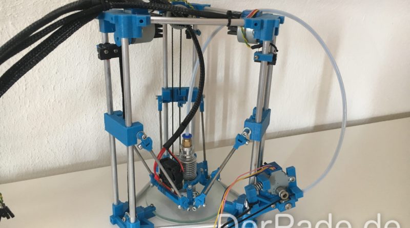 Backpack Mini 3D Delta Drucker Gesamt