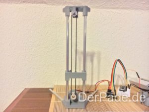 BackpackMiniDelta 3D Drucker Prototyp - Neue Riemenführung