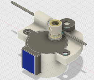 Der 22Backpack22 mini Delta 3D Drucker Extruder 3D Modell V1