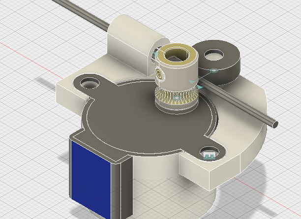 Der 22Backpack22 mini Delta 3D Drucker Extruder 3D Modell V1