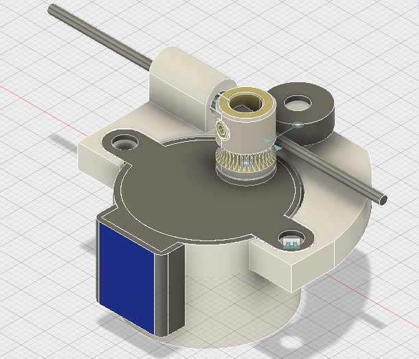 Der Backpack mini Delta 3D Drucker - Extruder 3D Modell V1