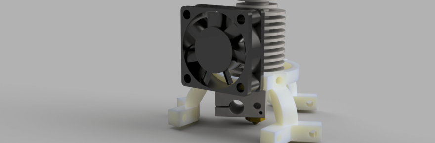 Der Backpack mini Delta 3D Drucker - Effector NG V11