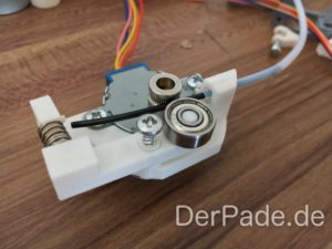 Der Backpack mini Delta 3D Drucker - Extruder V2 ausgedruckt