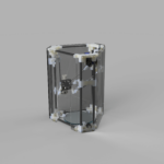Der Backpack mini Delta 3D Drucker – Gesamt Konzept V44