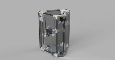 Der Backpack mini Delta 3D Drucker – Bauanleitung Mechanik Der Backpack mini Delta 3D Drucker – Bauanleitung Mechanik