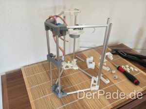 Der Backpack mini Delta 3D Drucker Prototyp 2