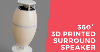 360° 3d printed Surround Speaker