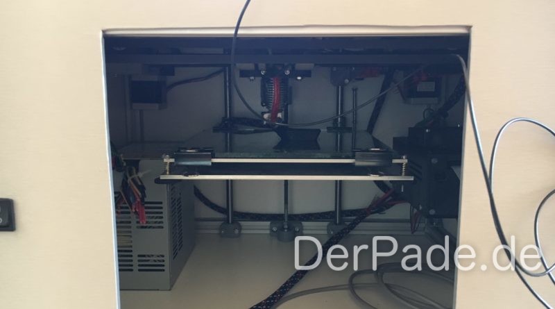 Sparkcube brushed aluminium Beim Drucken