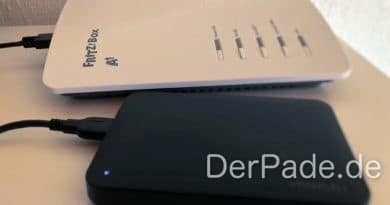 Time Machine Backup auf externer USB-Festplatte an einer AVM FRITZ Box 7530 erstellen
