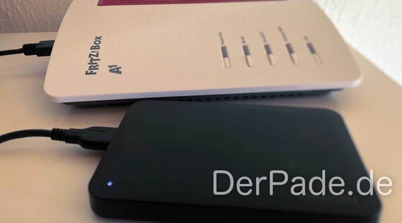 Time Machine Backup auf externer USB-Festplatte an einer AVM FRITZ Box 7530 erstellen